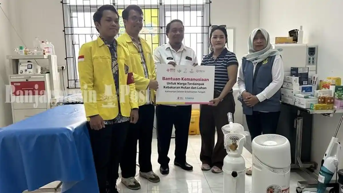 Bantu Warga Terdampak Karhutla, BEM UI Bangun Rumah Oksigen di Banjarmasin