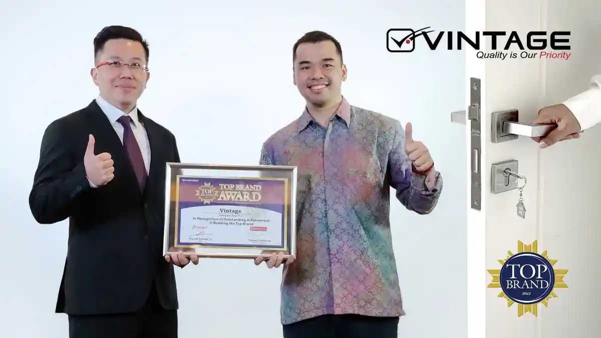 11 Tahun Berdiri, Vintage Berhasil Meraih Top Brand Award 2022