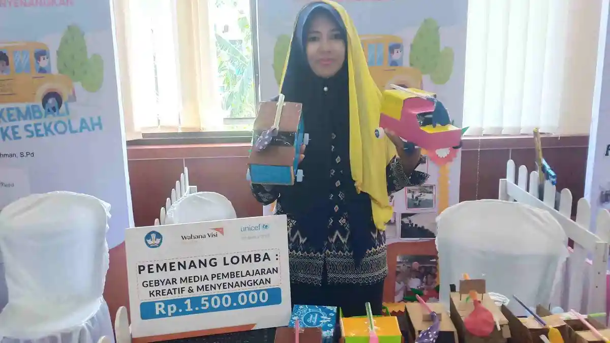 Guru SD Inpres 1 Ujuna Kenalkan Sumber Energi pada Siswa Melalui Mainan Kreatif
