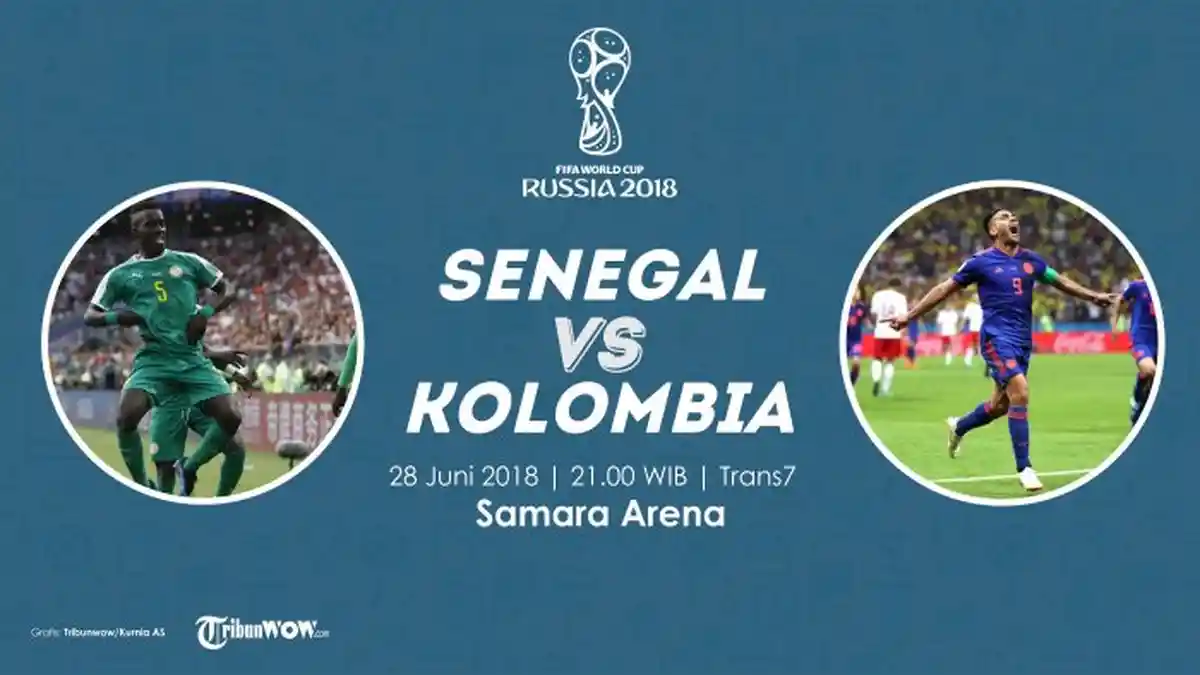 Berikut Komposisi Pemain Senegal Vs Kolombia - Laga Sedang Live di Trans7