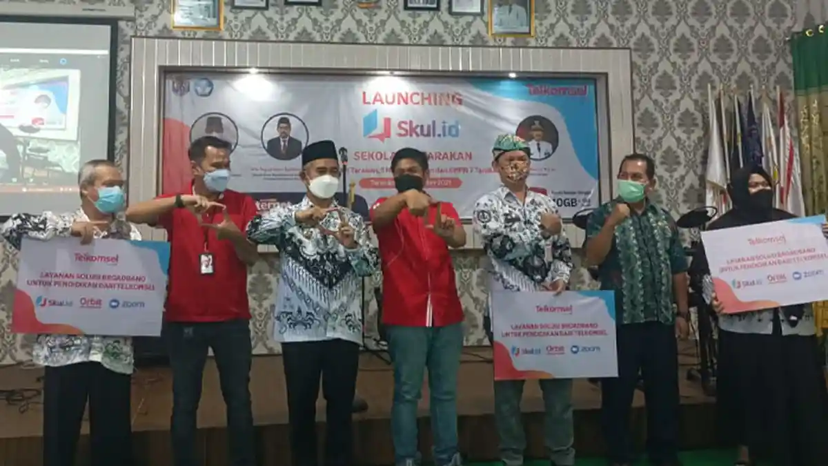 Launching Aplikasi Skul.id di Hari Guru, Apresiasi Telkomsel Dukung Kemajuan Pendidikan di Kaltara