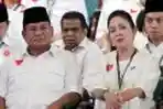Prabowo dan Titiek Soeharto Duduk Berdampingan