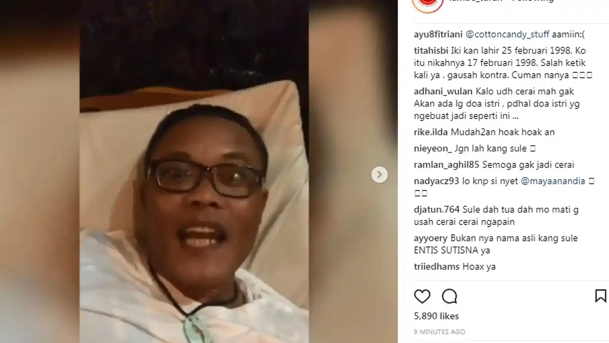 Inilah Reaksi Mengejutkan Sule usai Digugat Cerai Istri, Sempat Ngakak