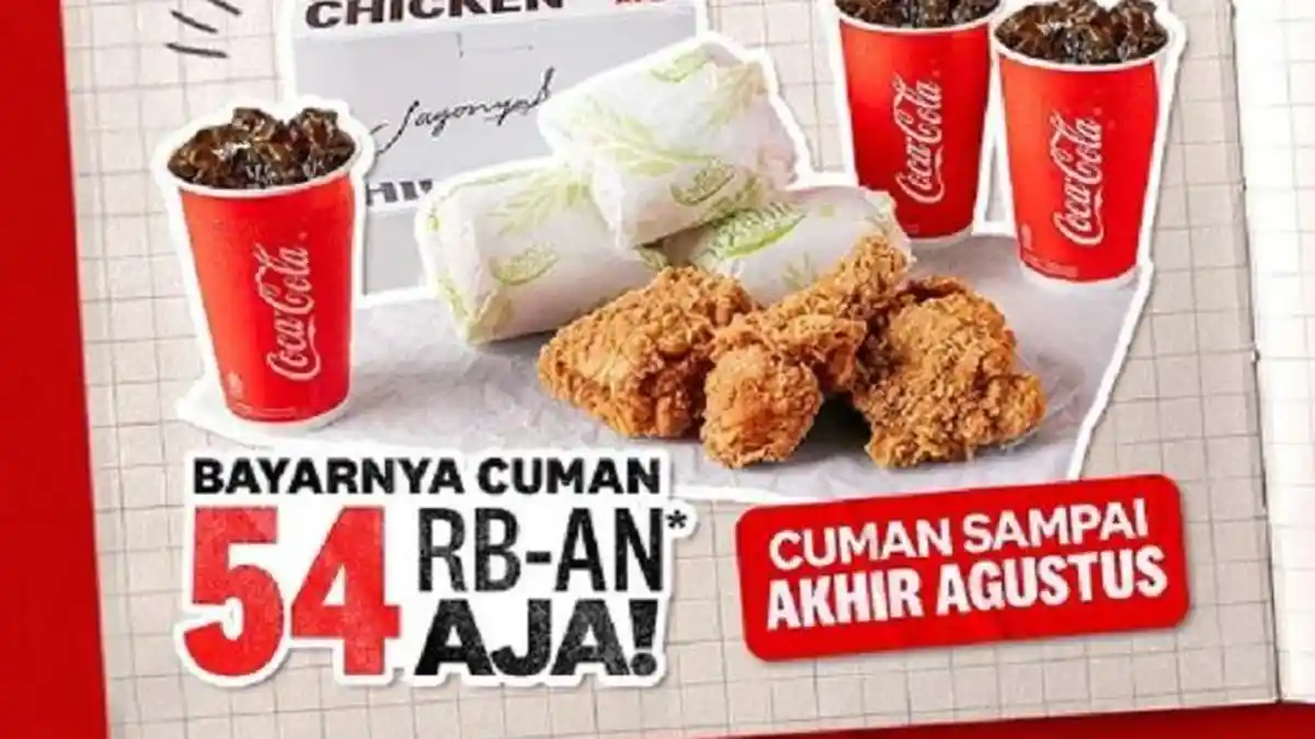 SPESIAL! Promo KFC Hari Ini 8-30 September 2023 Hemat Bertiga Rp54 Ribu, Daebak Kombo Rp23 Ribu