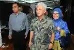 Menko Perekonomian Hatta Radjasa Bersama Istri Didampingi Pemred