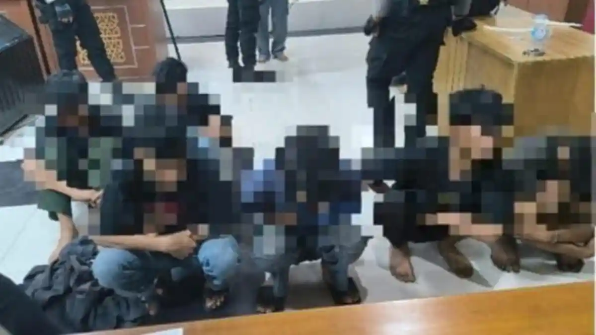 Polresta Cilacap Tangkap 7 Remaja yang Hendak Tawuran, Sajam Celurit dan Golok Juga Diamankan