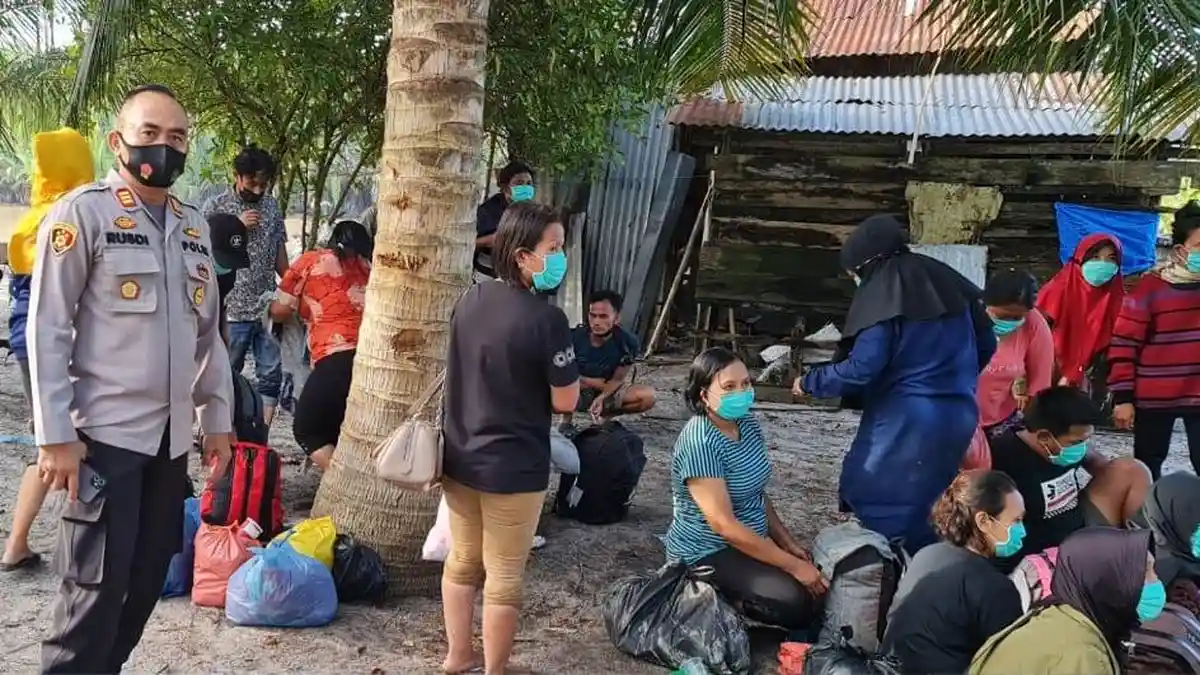 Warga Batubara Ramai-ramai Ingin ke Malaysia Jelang Lebaran, Gagal Mengadu Nasib Diamankan Polisi