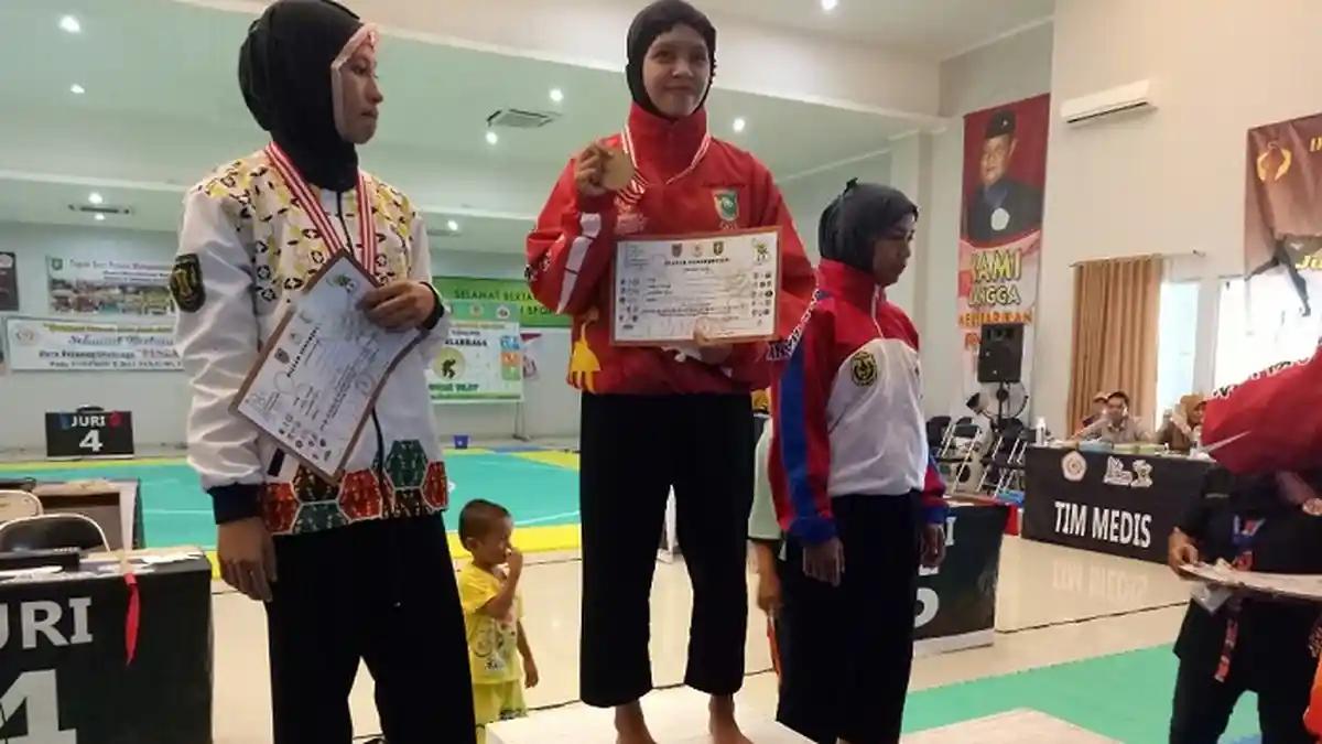 Selama Ramadhan, Pesilat Tala Ini Tetap Jogging dan Angkat Barbel