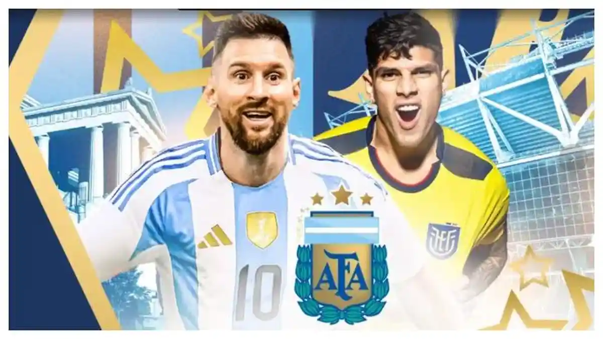 Link Live Streaming Bola Argentina vs Ecuador: Cek Line Up Messi Menepi, Pemain AS Roma Starter