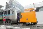 Melihat Kereta MRT di Depo Lebak Bulus