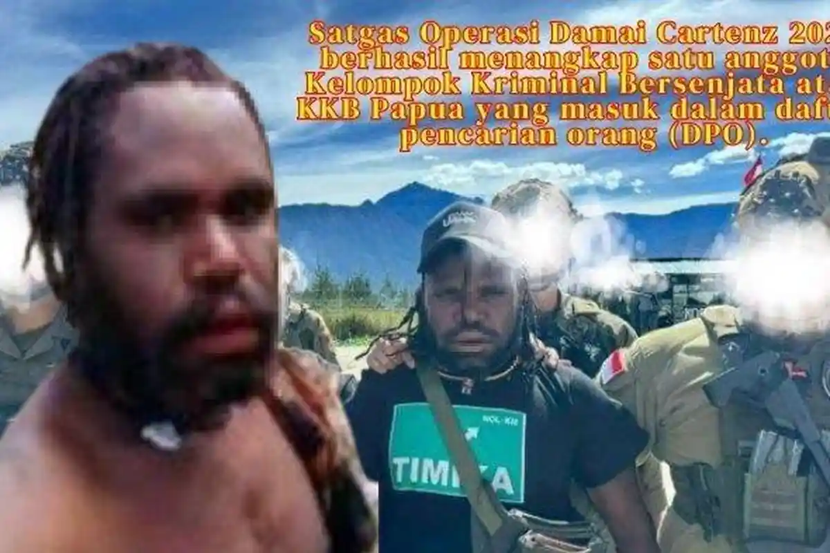 Anggota KKB yang Jadi Buronan Polisi Berhasil Ditangkap, Satgas: Diamankan di Bandara Ilaga
