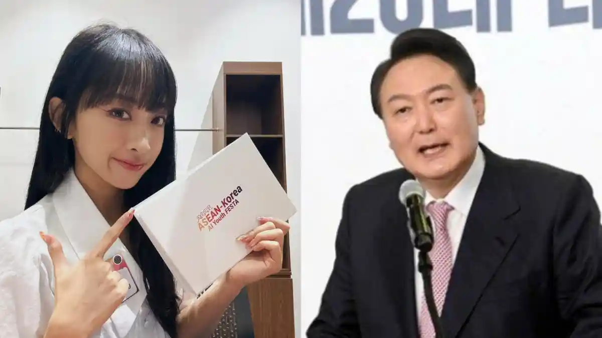 Momen Dita Karang Dipuji Presiden Korea Selatan, Jadi MC di Acara ASEAN-Korea, Trending di Twitter