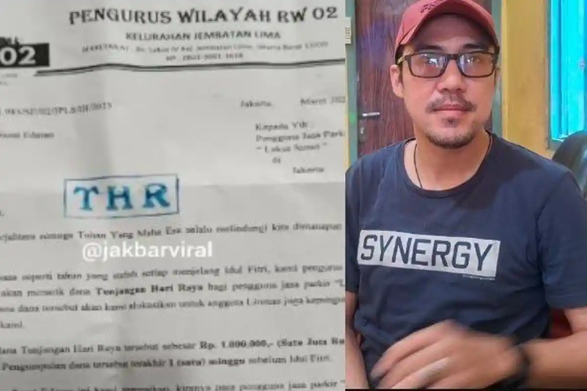 Duduk Perkara Surat Edaran Minta THR ke 40 Perusahaan, Pengurus RW Lantang Sebut Wajar: Harus Ngasih