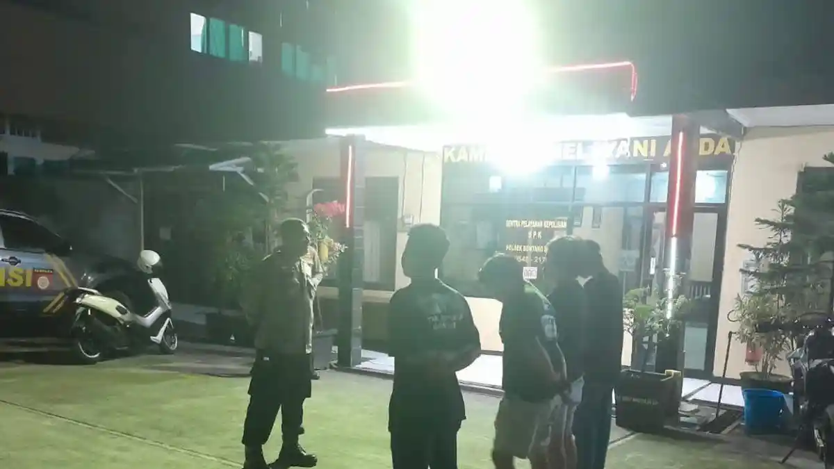 Pesta Miras di Tempat Umum, 4 Pria Digelandang ke Polsek Bontang Selatan