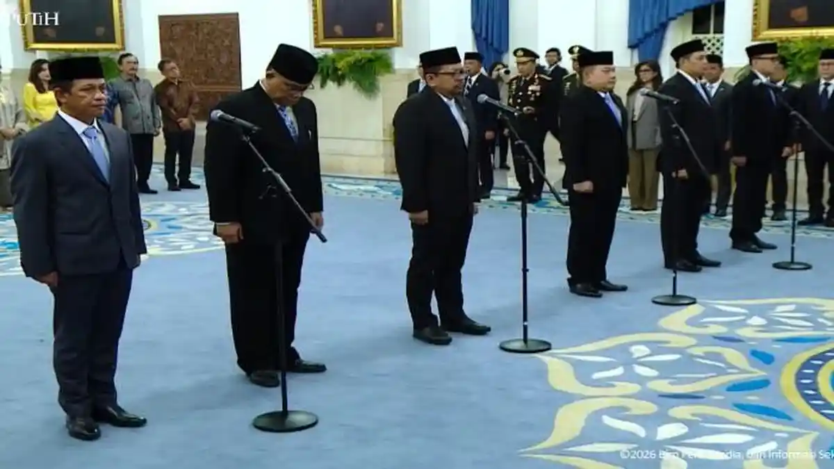 Reshuffle Kabinet, Ini 6 Pejabat yang Dilantik Prabowo di Istana Negara