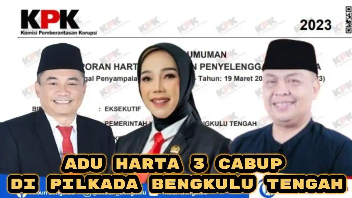 Adu Harta 3 Cabup di Pilkada Bengkulu Tengah 2024, Rachmat vs Evi vs Sri Budiman, Siapa Terkaya?