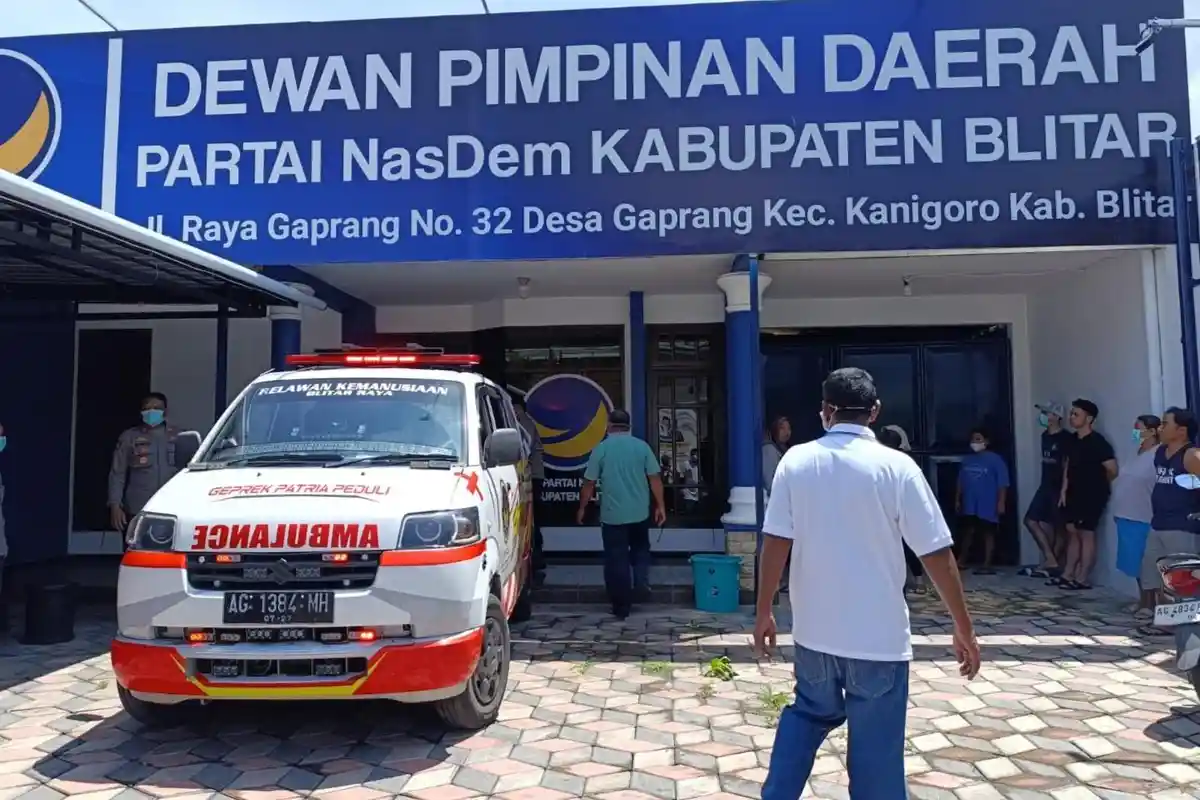 4 Hari Tak Ada Kabar, Heri Sucahyo Ditemukan Meninggal Dunia di Kantor DPD Partai NasDem Blitar