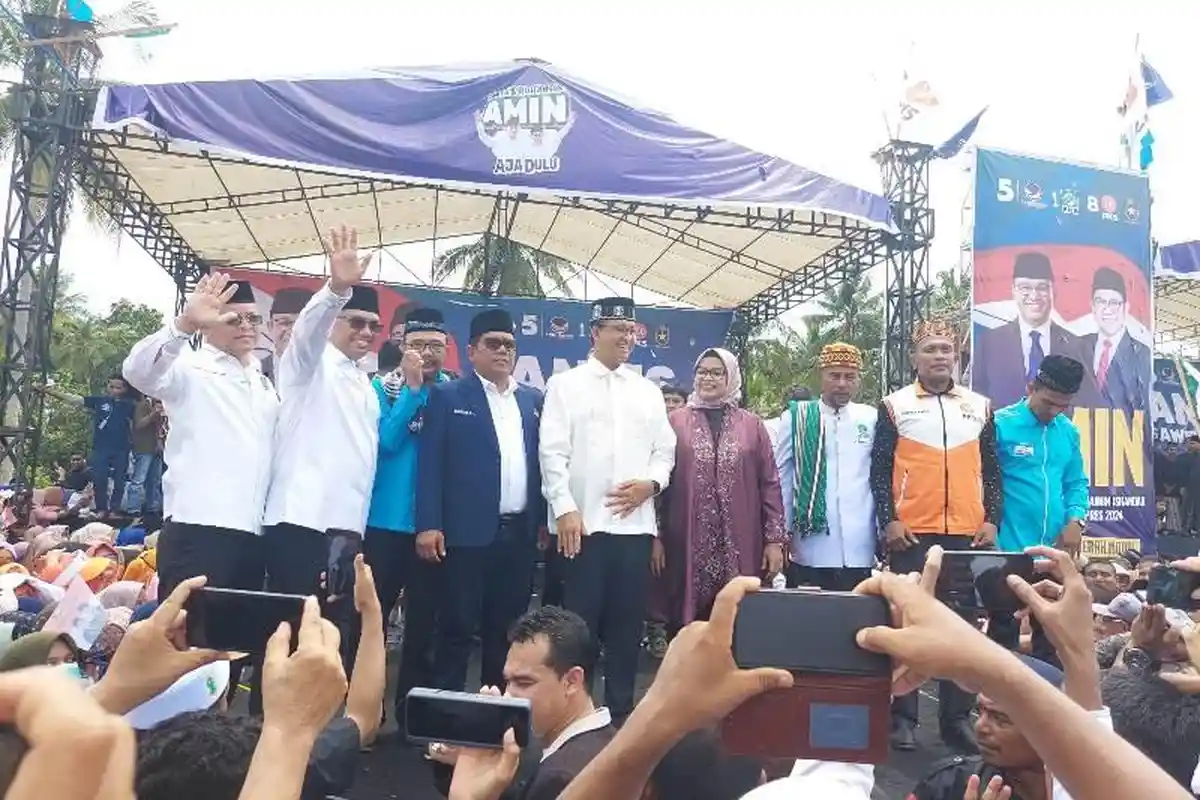 Kompak, 3 Parpol Lokal Aceh Deklarasi Dukungan kepada Pasangan AMIN dalam Pilpres 2024