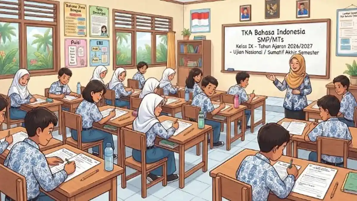 Kumpulan Soal Latihan TKA Bahasa Indonesia Kelas 9 SMP/MTs Tahun 2026 ...