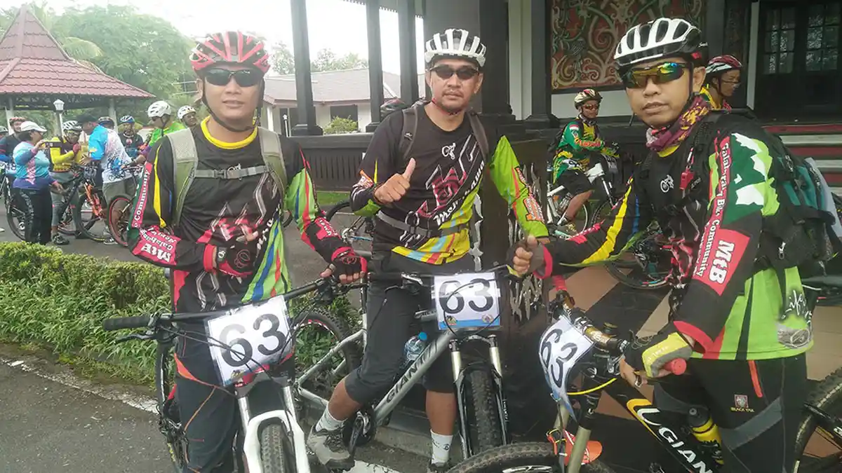 Tim Asal Mempawah Antusias Taklukan Rute CCBO