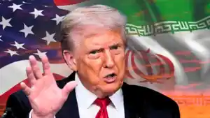 20260401-Kolase-foto-Presiden-Donald-Trump-berlatar-bendera-Amerika-Serikat-dan-Iran.jpg