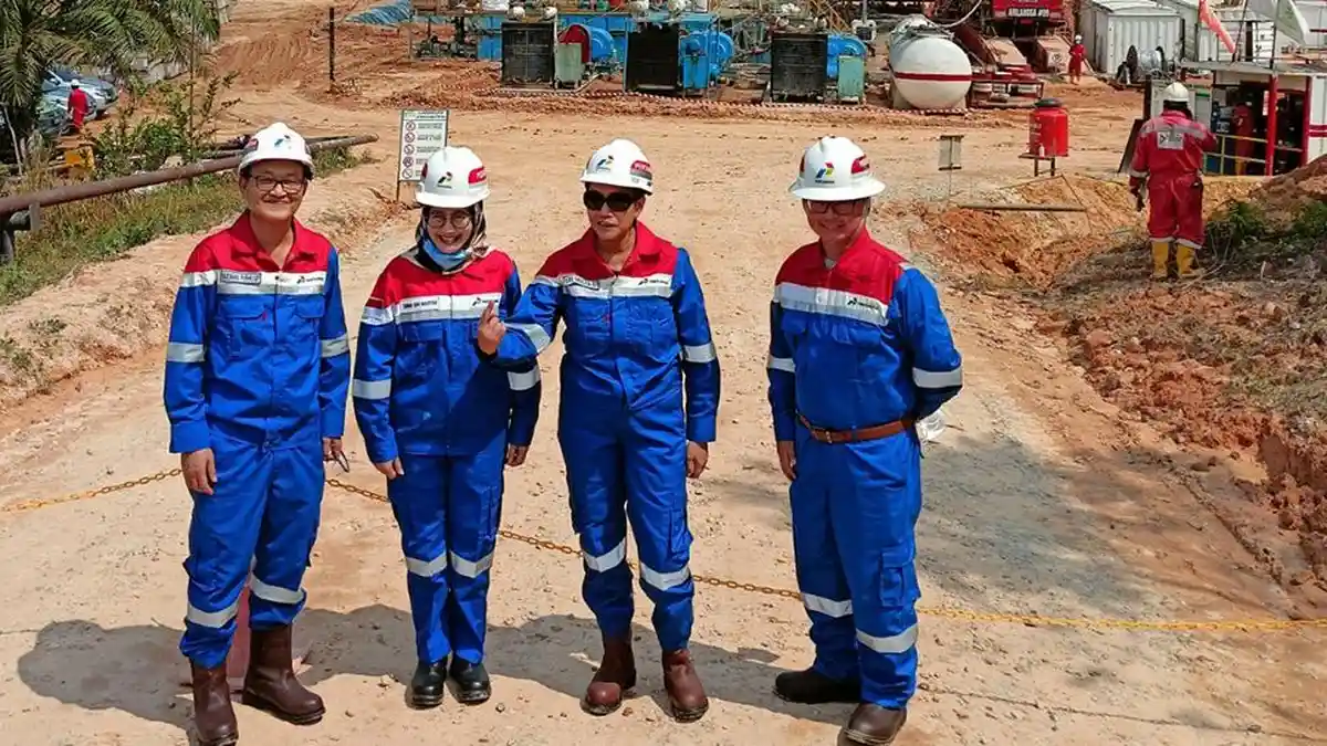 Sri Mulyani Kunjungi Blok Rokan, Bahas Harga Minyak Dunia? 