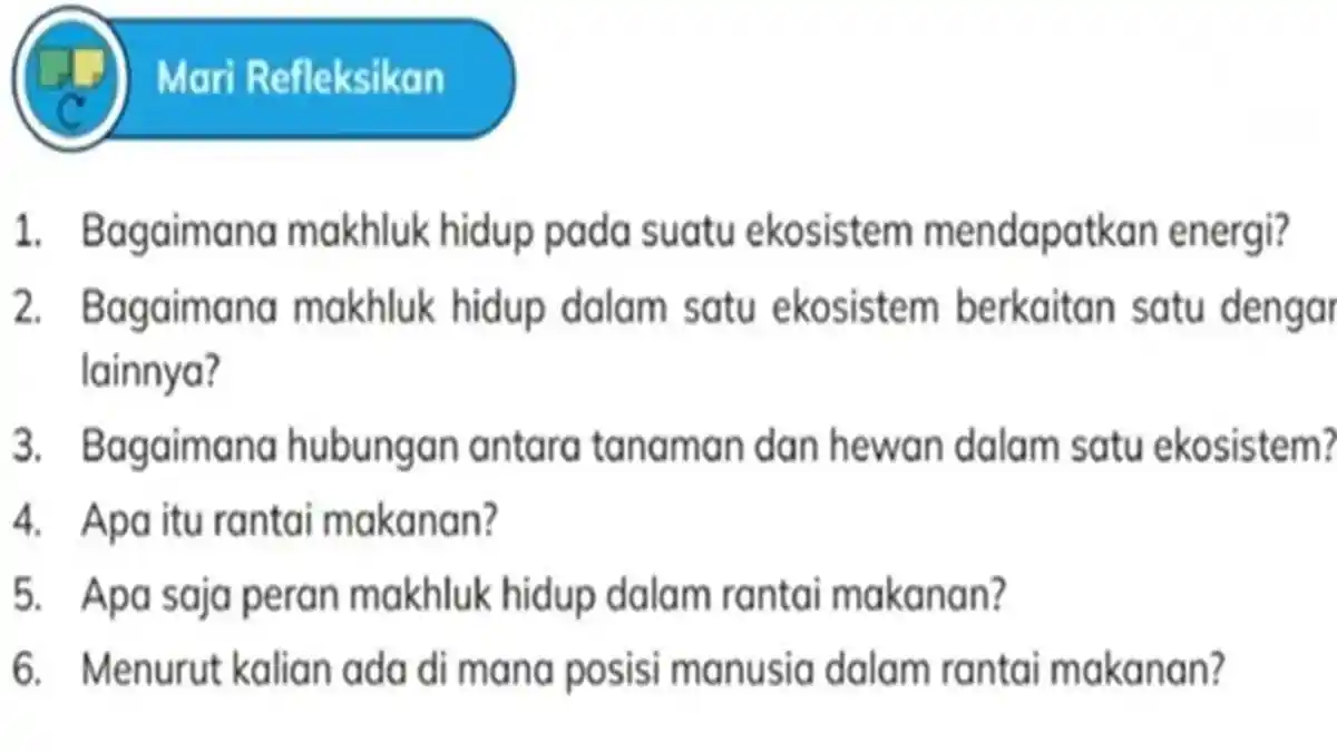 Kunci Jawaban IPAS Kelas 5 SD Halaman 47 Kurikulum Merdeka, Cara Makhluk Hidup Mendapatkan Energi