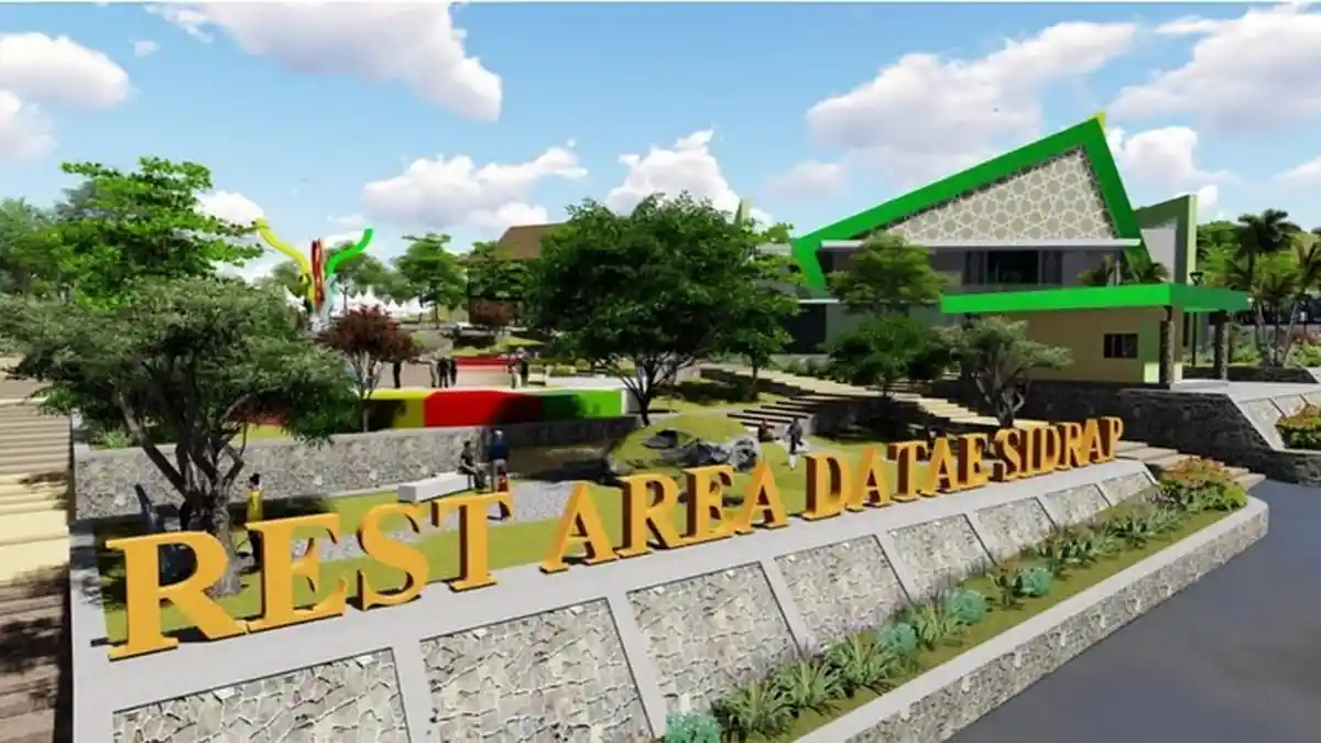Dekat dari Kawasan Wisata Kincir, Rest Area Datae Sidrap Mulai Tahap Pembangunan