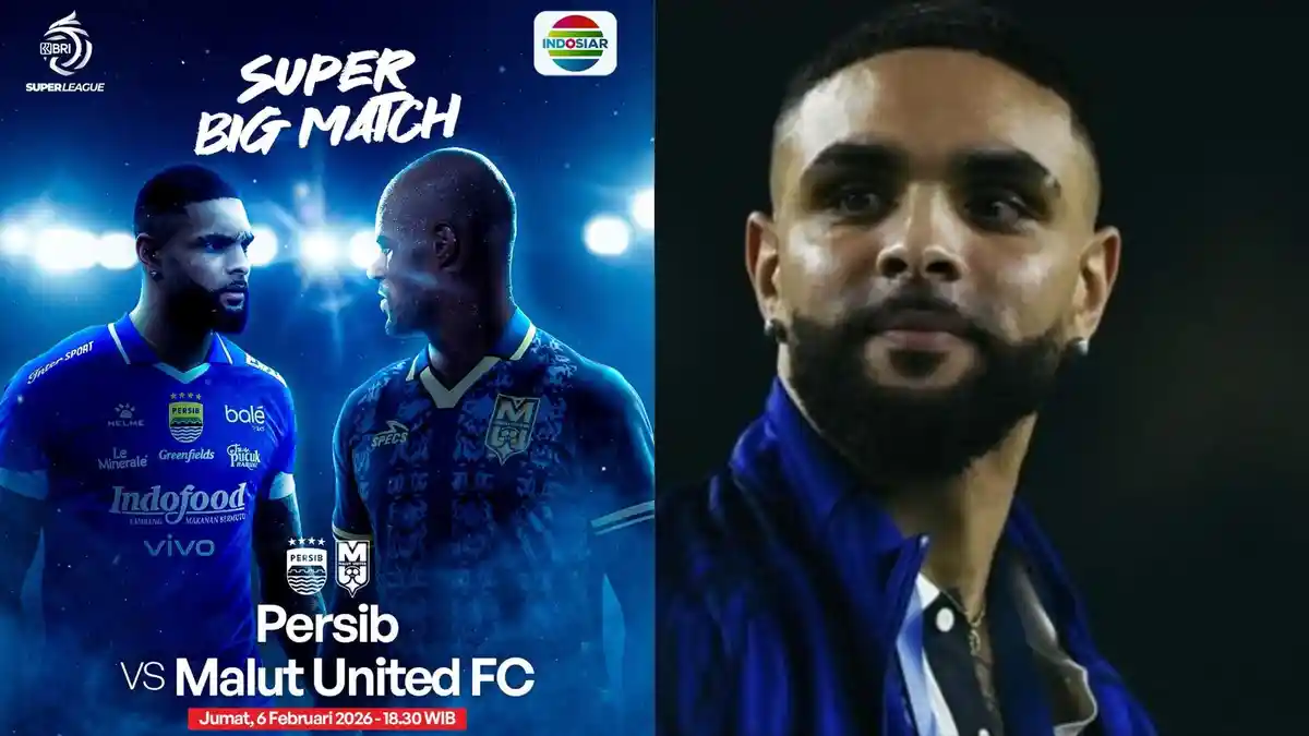 Live Indosiar GRATIS! LINK TV Online Live Streaming Persib Bandung vs Malut United Jam 19.00 WIB