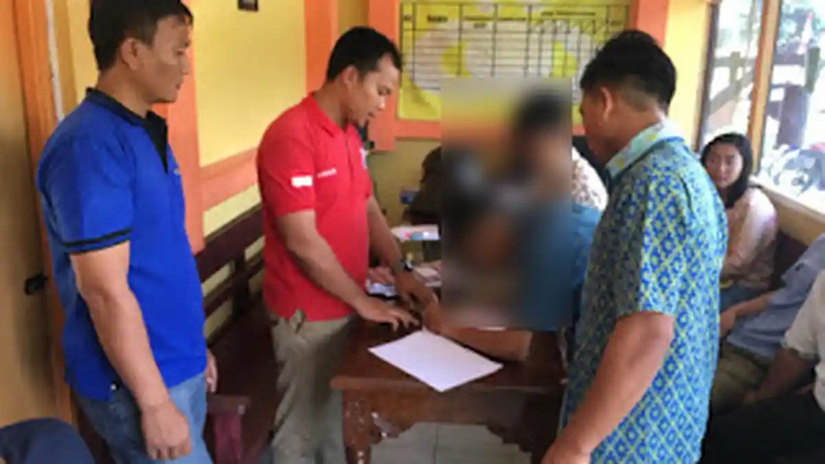 Polsek Jawai Amankan Pelajar Yang Kedapatan Berkelahi di Jalan Raya