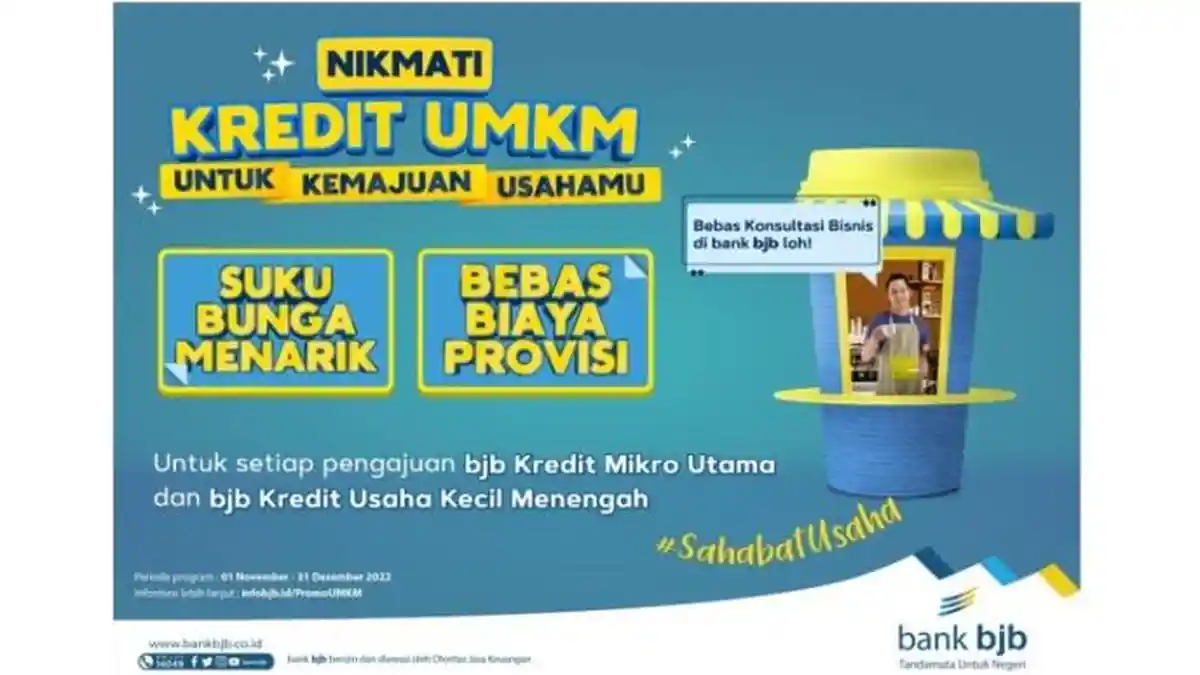 Ini Program Menarik Akhir Tahun Khusus UMKM, Bisa Dapat Pinjaman Bunga Ringan