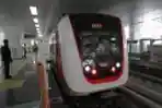 Uji Coba Kereta LRT