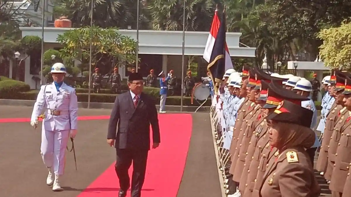 Prabowo Subianto Resmi Berkantor di Kemenhan