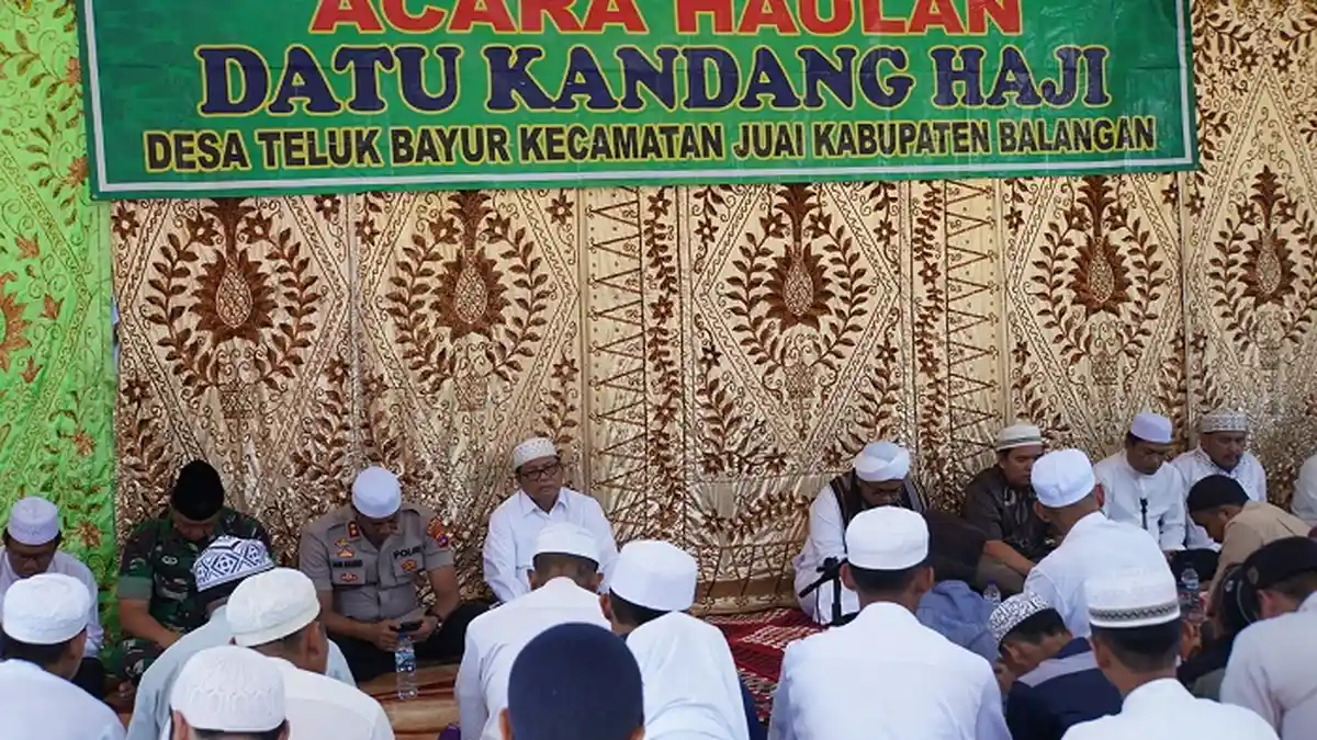 Haul Datu Kandang Haji di Balangan, Bupati Ansharuddin : Jemaah Luar Biasa Banyaknya