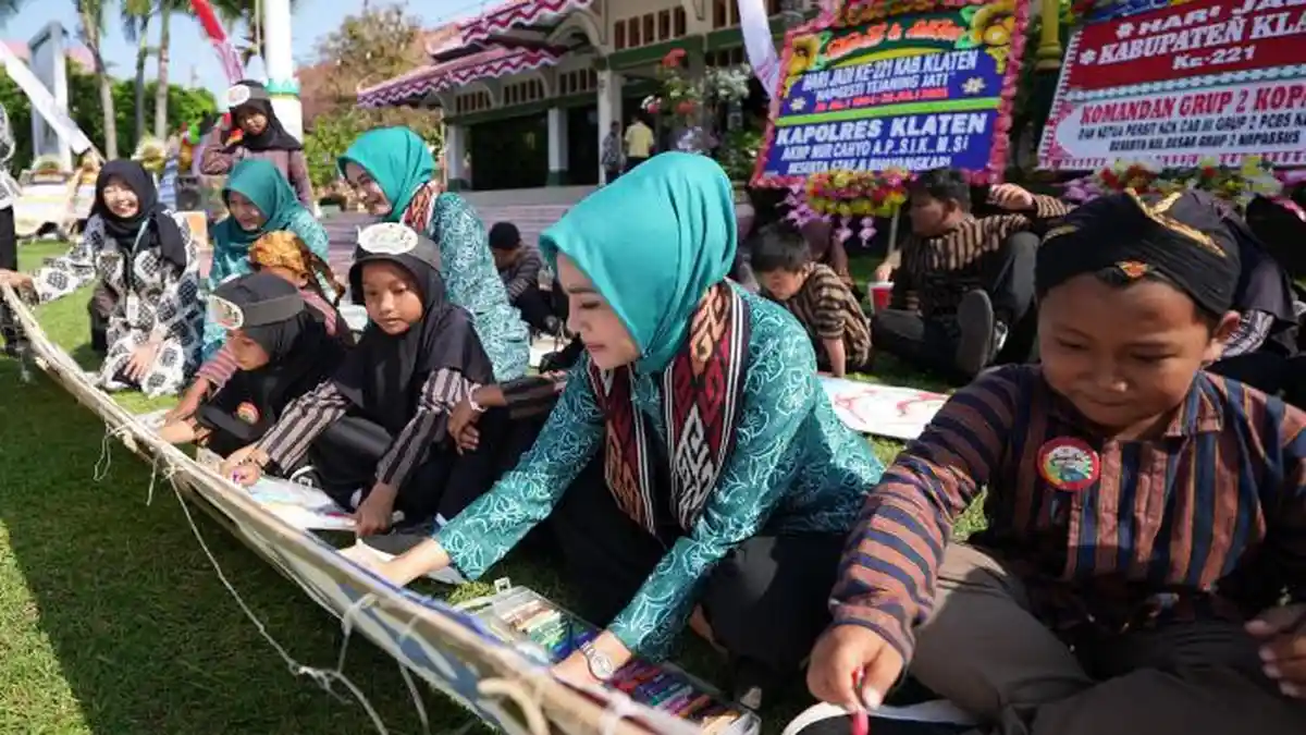 Permainan Anak Tradisional, Ramaikan Perayaan Hari Anak Nasional ke-41 di Klaten