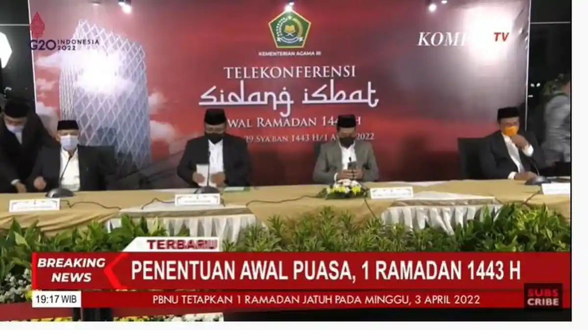 Penjelasan Menteri Agama Tetapkan Awal Ramadan Jatuh Pada 3 April 2022