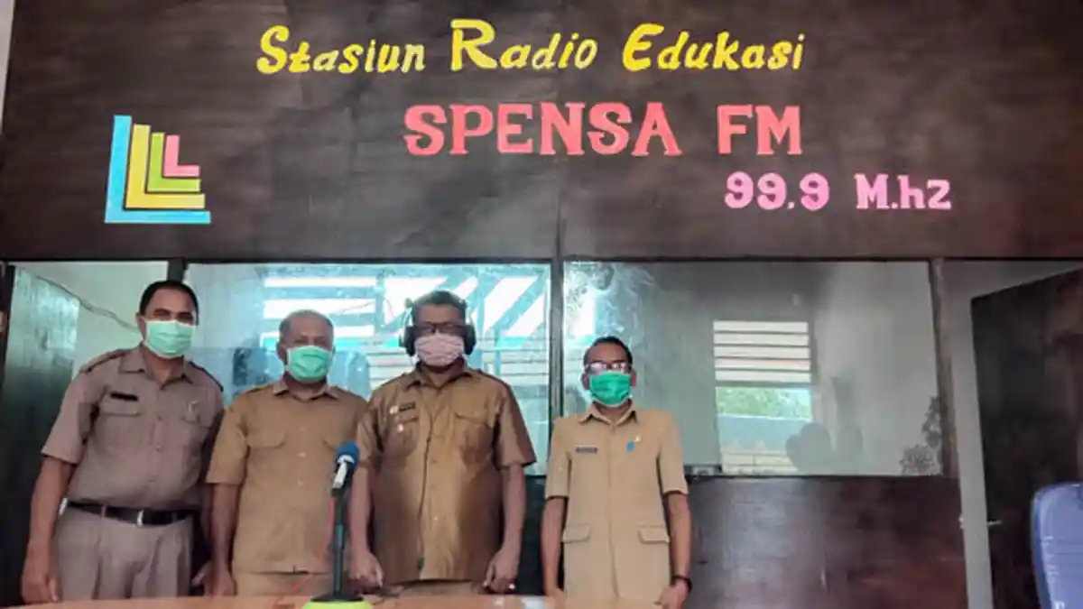 Radio Edukasi Spensa FM Jangkau Siswa Yang Tak Punya Android dan Internet di Lembata