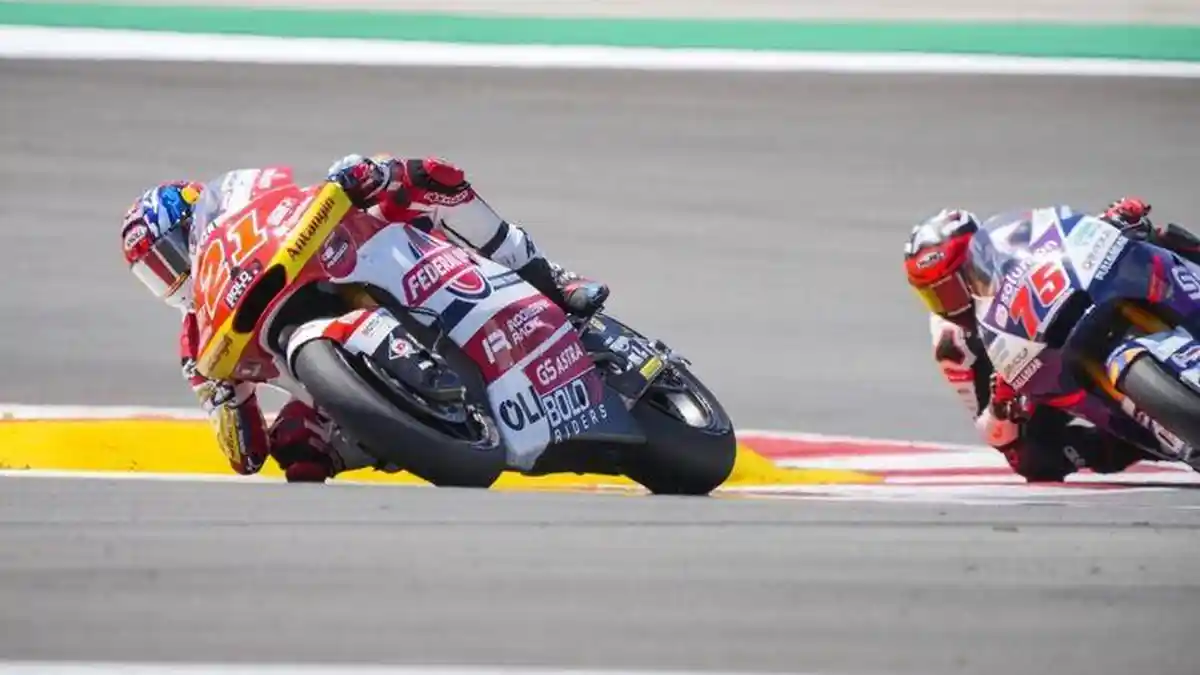 Pebalap Federal Oil Gresini Moto2 Diggia Pertahankan Posisi 5 Besar Klasemen Sementara