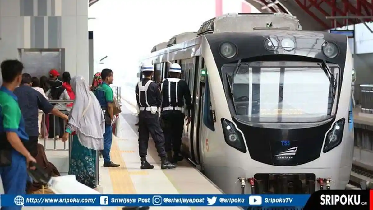 Daftar Lengkap Jadwal Keberangkatan Kereta LRT Palembang Selama Bulan Desember 2020