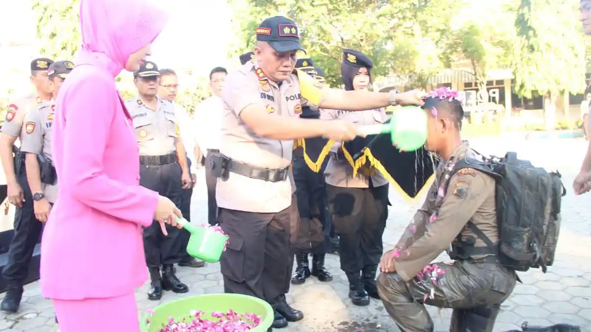 Sebelum Dapat Baret, 10 Bintara Remaja Polres Pati Digembleng Agar Siap Jadi Garda Terdepan