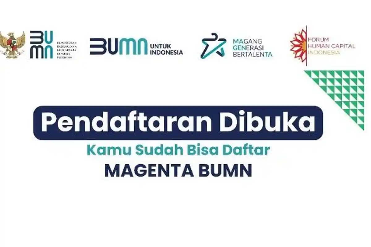 Cara Daftar Magenta BUMN 2023, Simak Syarat dan Jenis Program Magangnya