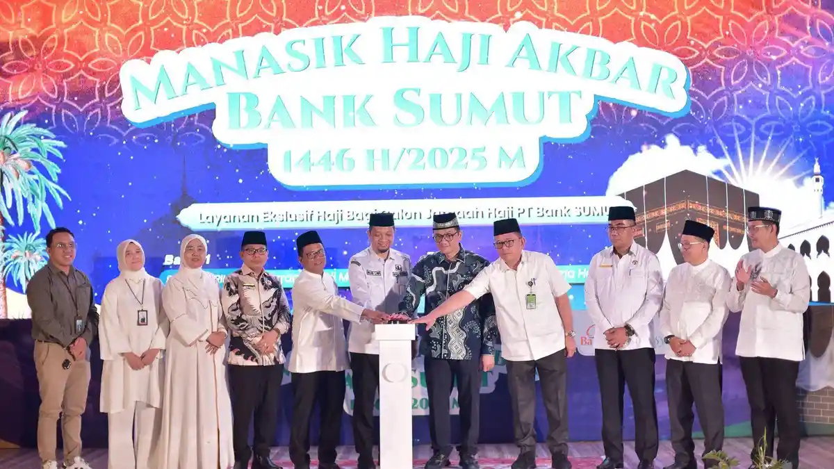 1.626 Jemaah Calon Haji Ikuti Manasik Haji Akbar Bank Sumut