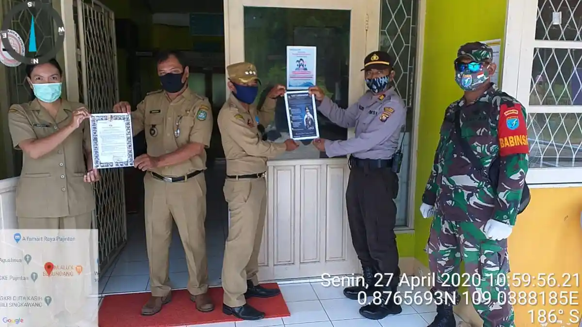 Putus Penyebaran Corona, Kapolsek Singkawang Timur Imbau Warga Tunda Mudik