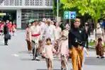 Pasangan Kaesang Pangarep - Erina Gudono Jalani Akad Nikah