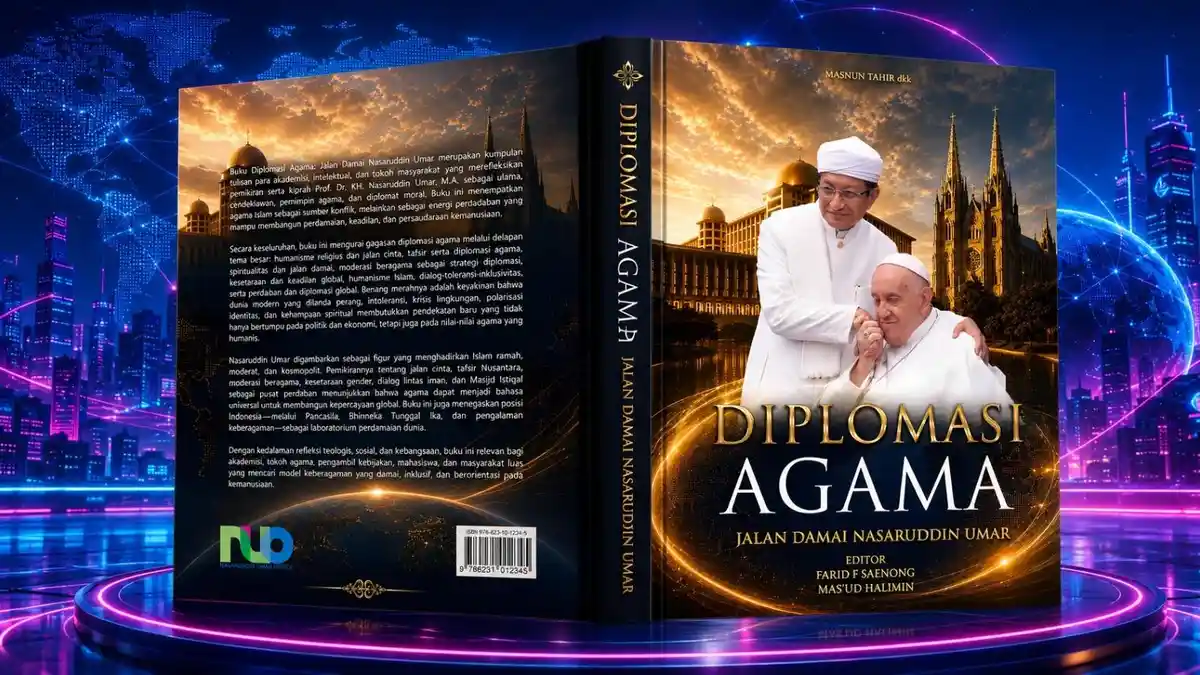 Rektor UIN RIL Angkat Spiritualitas Tanpa Sekat Agama dalam Buku Jalan Damai Nasaruddin Umar - Tribunlampung.co.id
