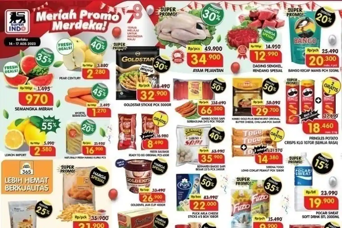 KATALOG Promo JSM Superindo 19-20 Agustus 2023 Sabtu Seru Belanja Heboh, Salak Diskon 45 Persen