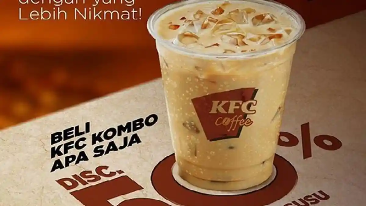 Promo KFC, Diskon 50 Persen Pembelian Es Kopi Susu, Berlaku Setiap Hari Lho