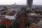 Jalan Gubeng yang Amblas Mulai Tersambung