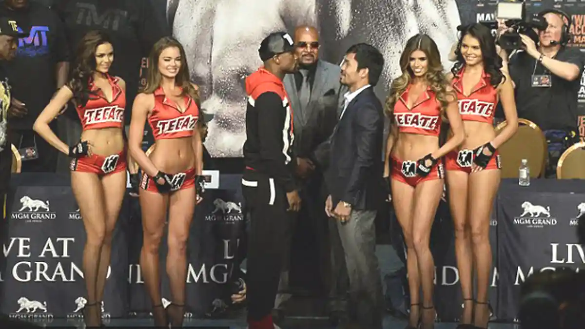 Gadis-Gadis Cantik nan Seksi di Ring Pertarungan Floyd Mayweather Vs Manny Pacquiao
