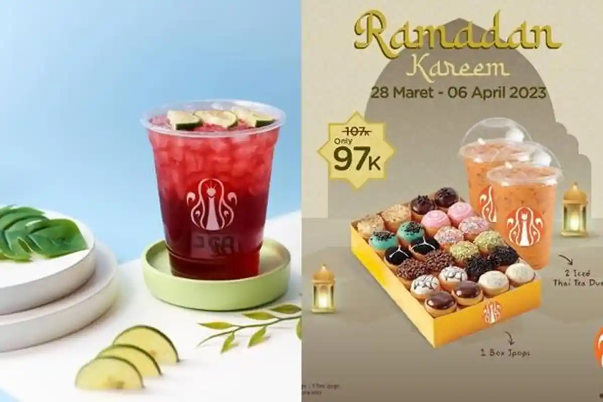 Promo J.CO Hari ini Kamis 6 Maret 2023, Spesial Ramadhan 1 Box Jpops dan 2 Minuman Rp 97.000